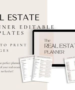 Editable Real Estate Planner