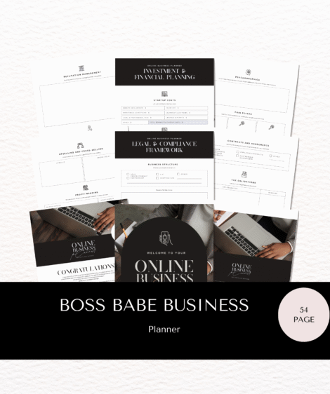 boss babe business planner