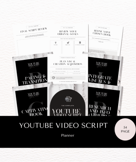 youtube video script planner