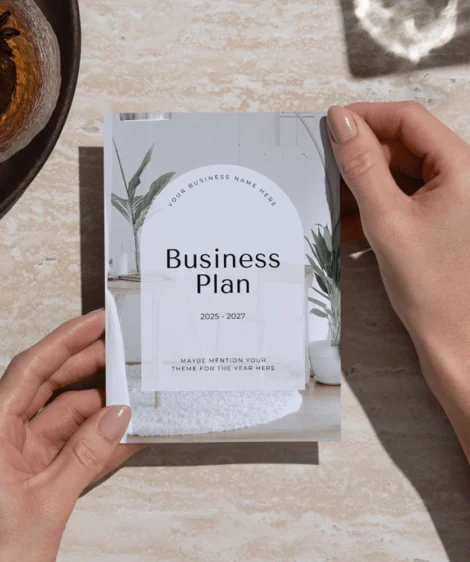 Feminine Business Planner  – Boss Babe Strategy Template - Image 2