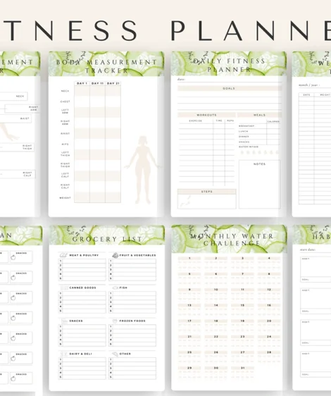 Fitness Planner – Wellness & Workout Tracker for Women - Image 3