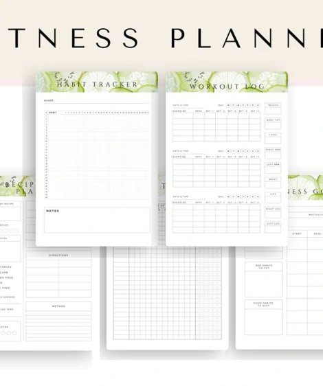 Fitness Planner – Wellness & Workout Tracker for Women - Image 4