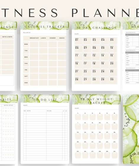 Fitness Planner – Wellness & Workout Tracker for Women - Image 2