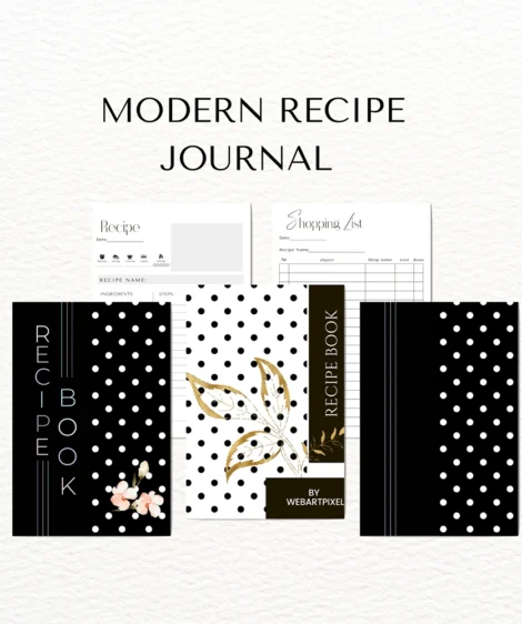 Modern Recipe Journal