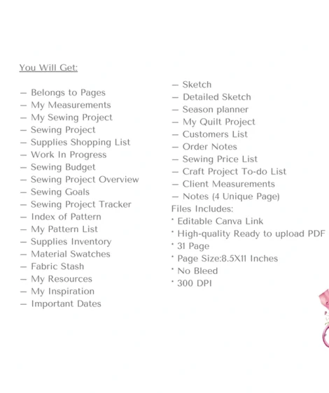 Sewing Projects Planner - Image 6