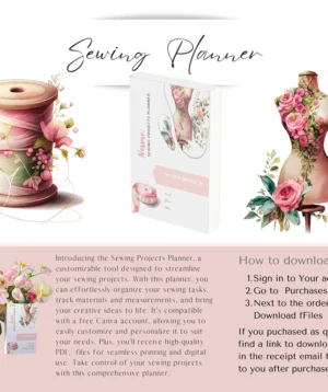 Sewing Projects Planner